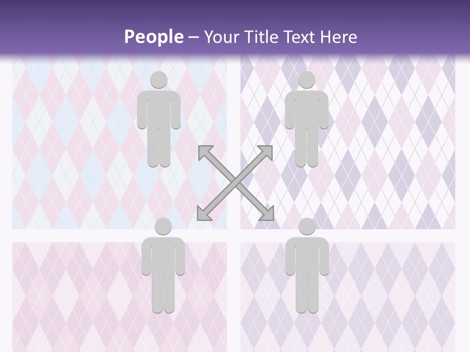 A Set Of Four Different Patterns For A Presentation PowerPoint Template