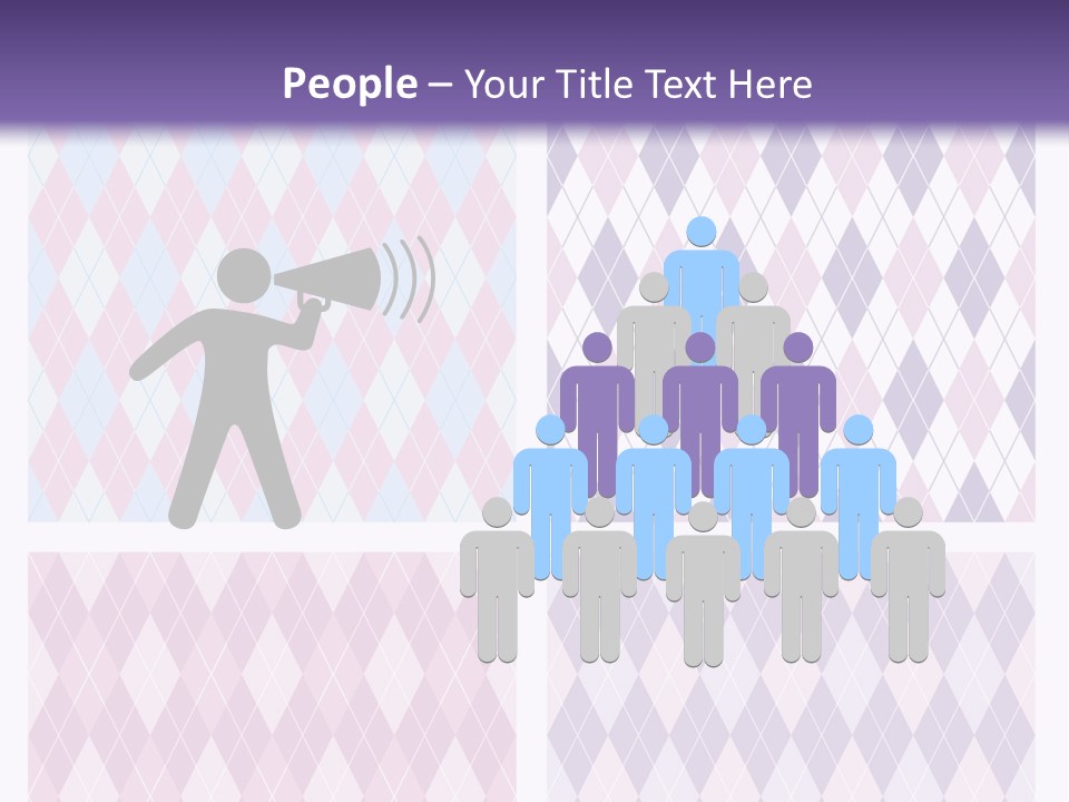 A Set Of Four Different Patterns For A Presentation PowerPoint Template