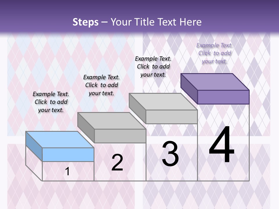 A Set Of Four Different Patterns For A Presentation PowerPoint Template