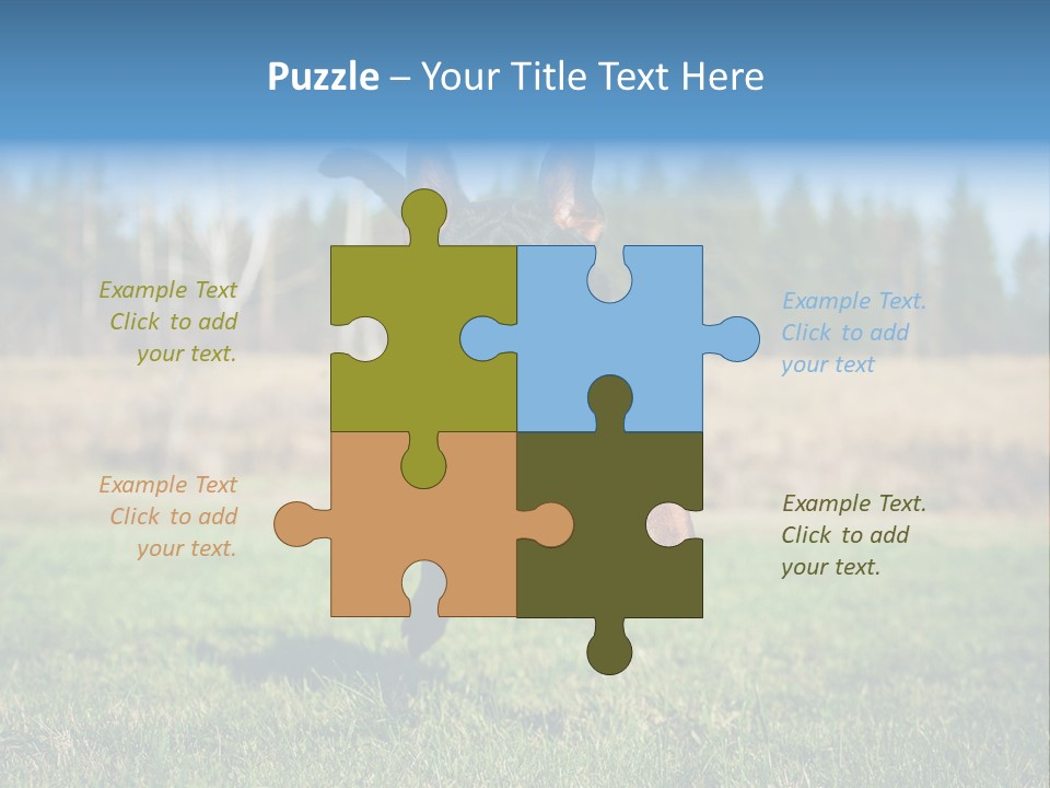 A Black And Brown Dog Jumping In The Air PowerPoint Template