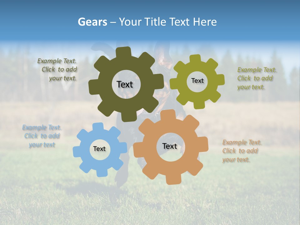 A Black And Brown Dog Jumping In The Air PowerPoint Template