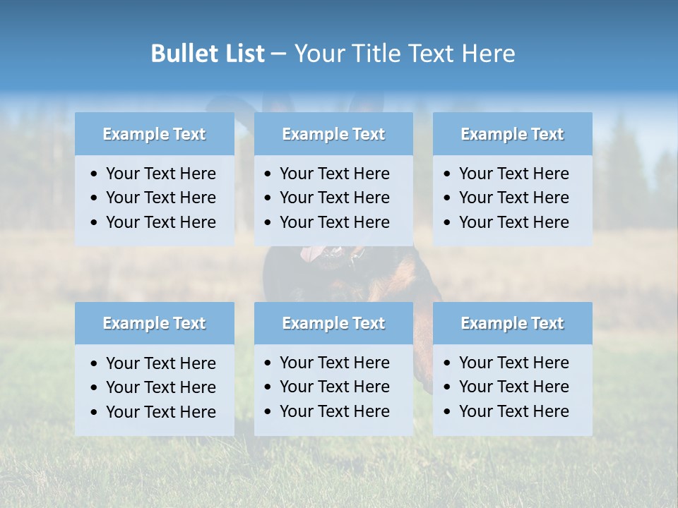 A Black And Brown Dog Jumping In The Air PowerPoint Template