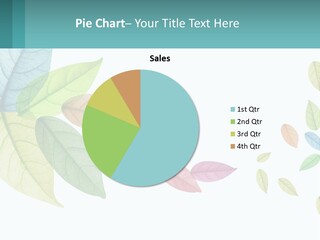 A Colorful Leaf Powerpoint Presentation Is Shown PowerPoint Template