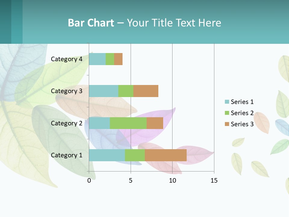 A Colorful Leaf Powerpoint Presentation Is Shown PowerPoint Template