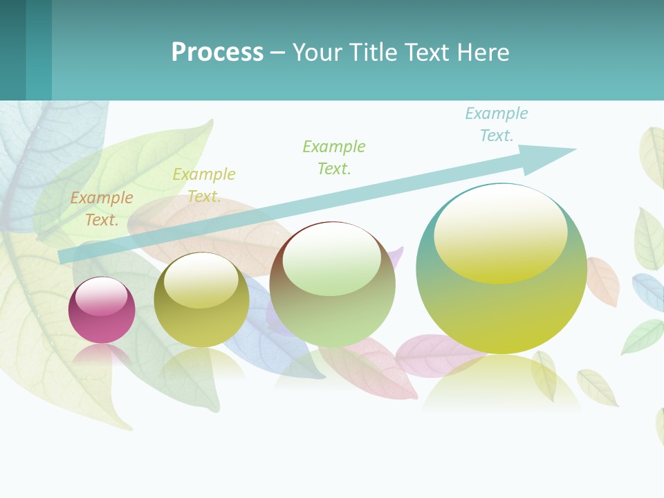 A Colorful Leaf Powerpoint Presentation Is Shown PowerPoint Template