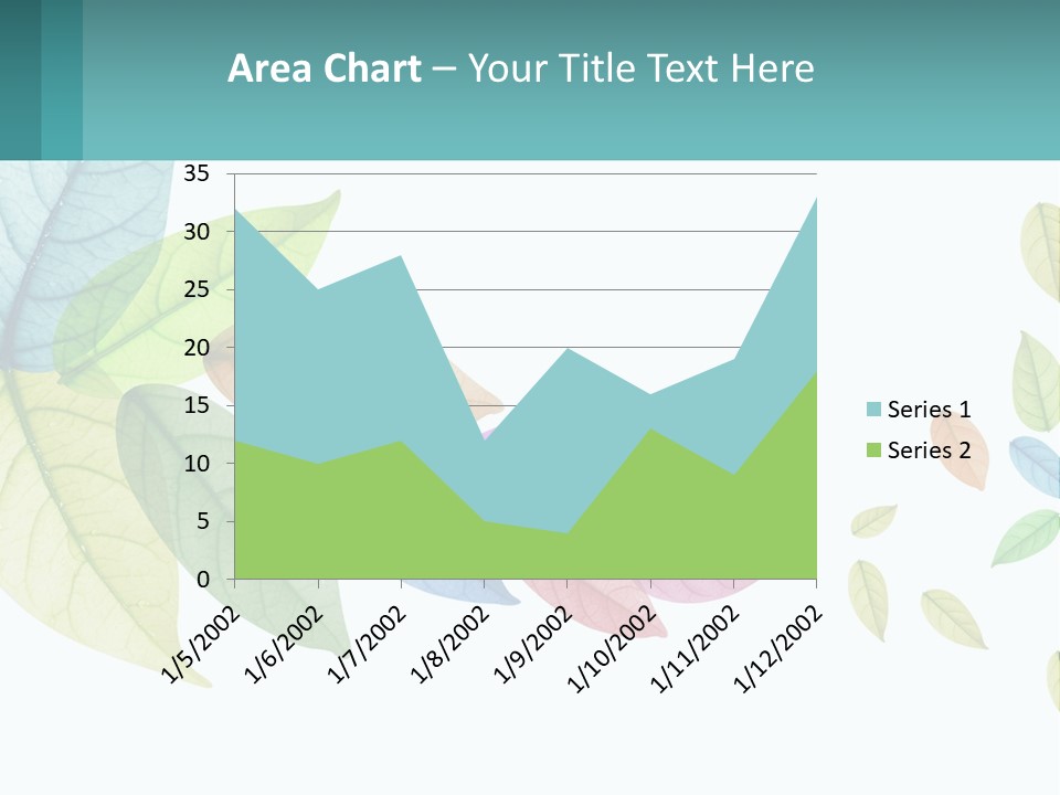 A Colorful Leaf Powerpoint Presentation Is Shown PowerPoint Template