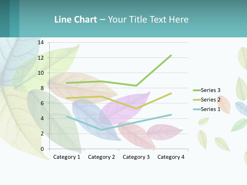 A Colorful Leaf Powerpoint Presentation Is Shown PowerPoint Template
