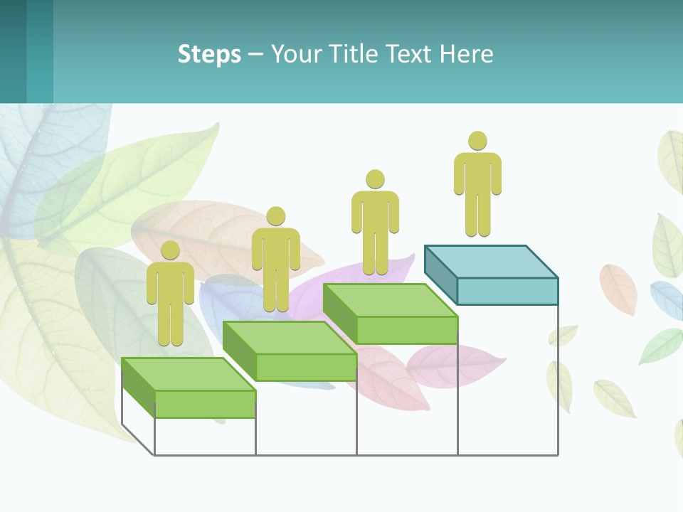 A Colorful Leaf Powerpoint Presentation Is Shown PowerPoint Template