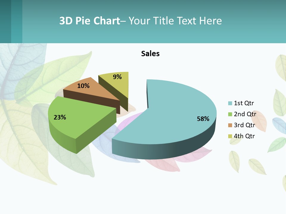 A Colorful Leaf Powerpoint Presentation Is Shown PowerPoint Template