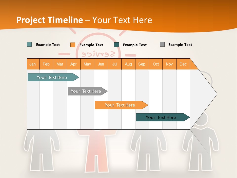 A Group Of People Standing In Front Of A Light Bulb PowerPoint Template
