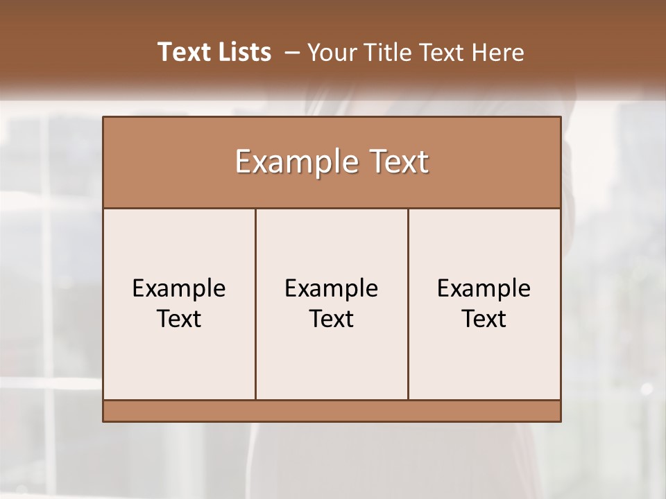 A Woman In A Business Suit Holding Out Her Hand PowerPoint Template