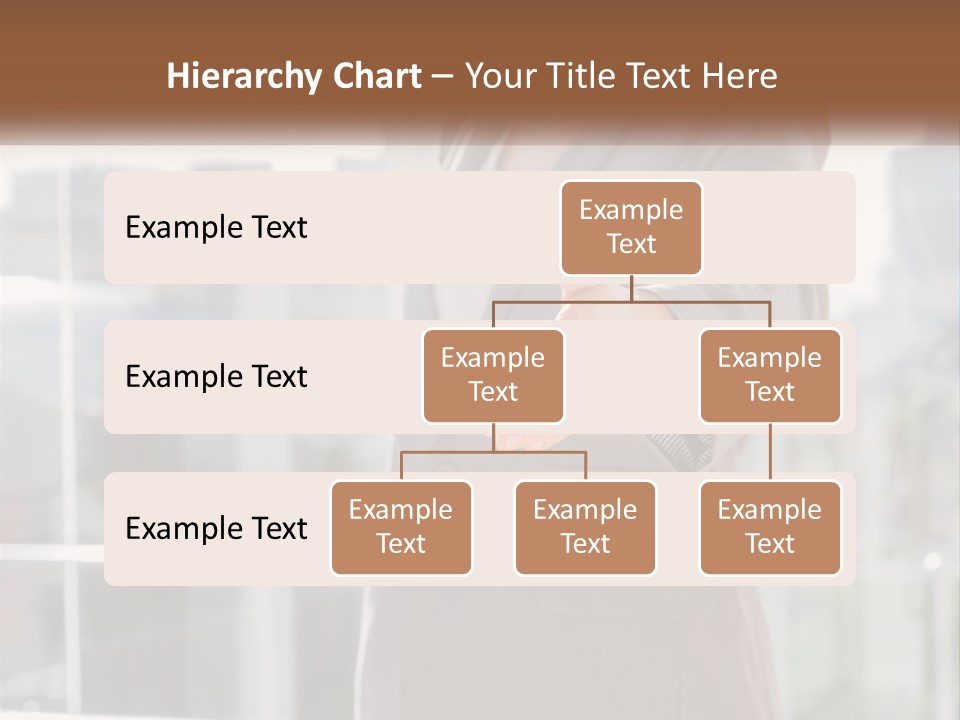 A Woman In A Business Suit Holding Out Her Hand PowerPoint Template