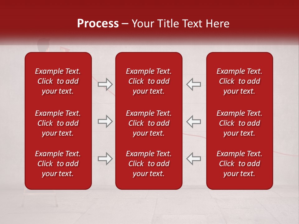 A Man Standing On A Ladder Drawing A Line On A Wall PowerPoint Template