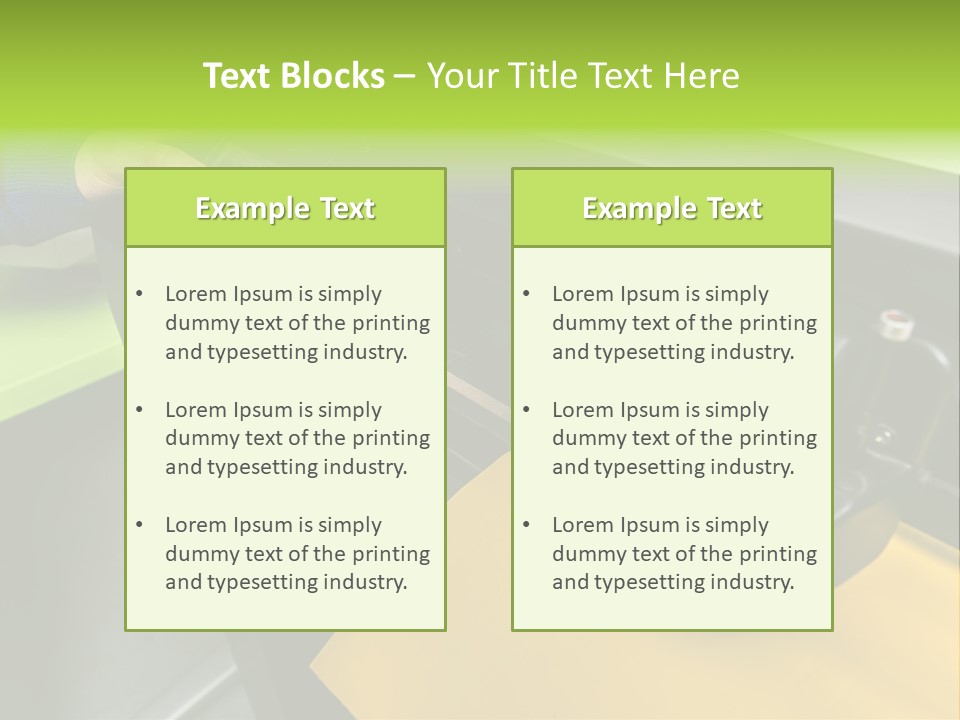 A Person Using A Large Machine To Print A Piece Of Paper PowerPoint Template