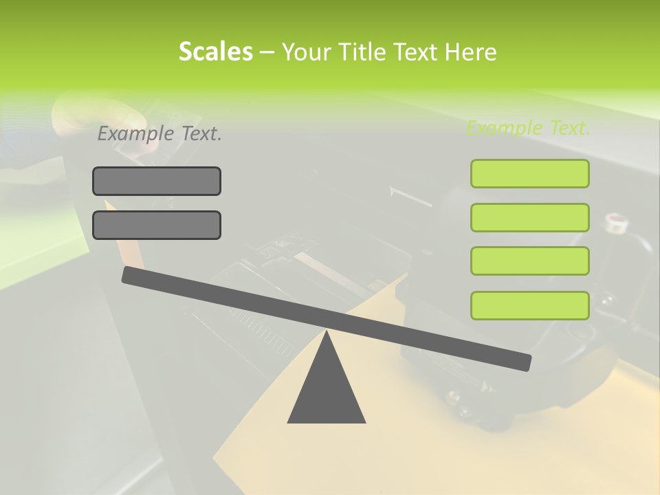 A Person Using A Large Machine To Print A Piece Of Paper PowerPoint Template