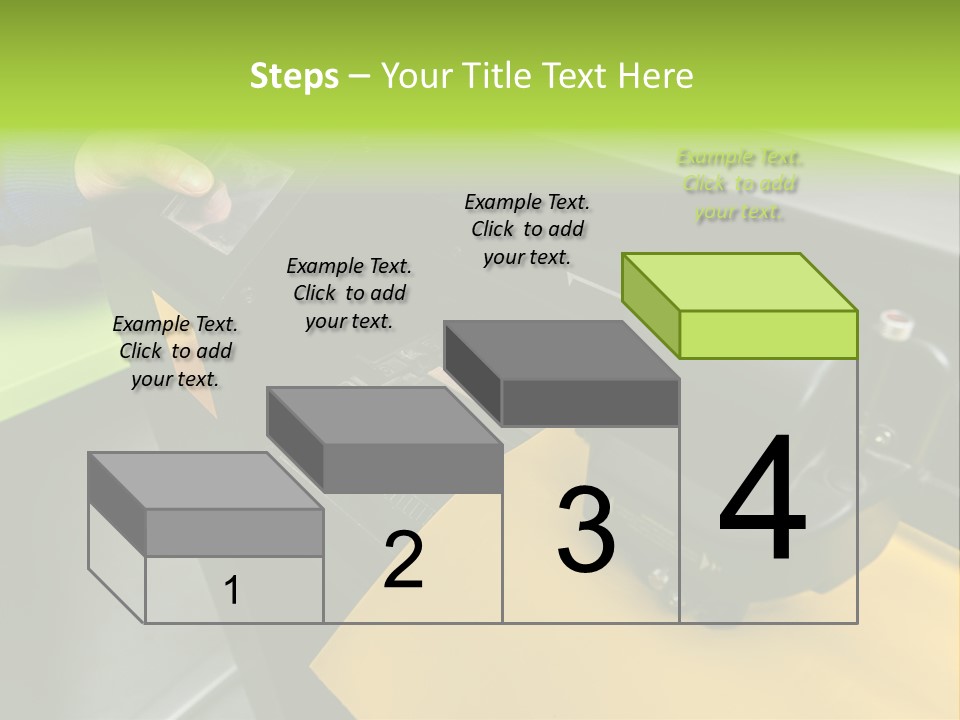 A Person Using A Large Machine To Print A Piece Of Paper PowerPoint Template