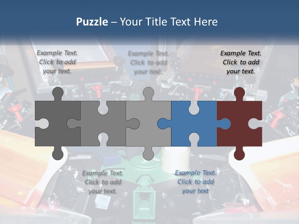 A Group Of Cameras Sitting On Top Of A Table PowerPoint Template