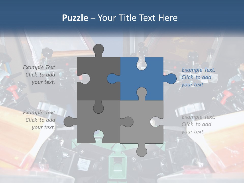 A Group Of Cameras Sitting On Top Of A Table PowerPoint Template