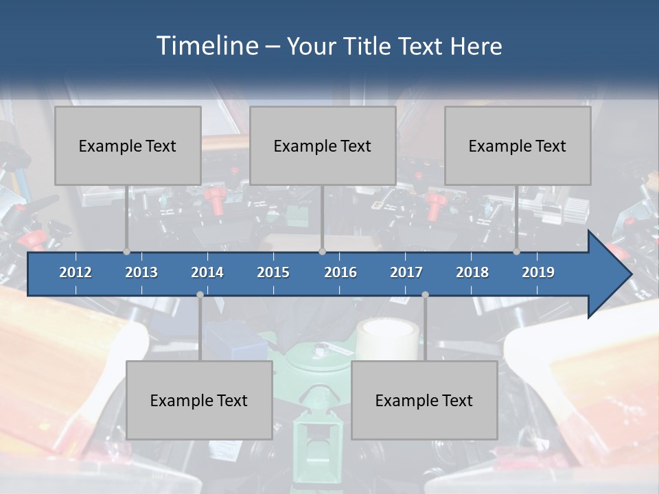 A Group Of Cameras Sitting On Top Of A Table PowerPoint Template
