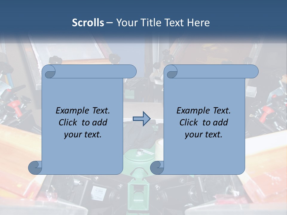 A Group Of Cameras Sitting On Top Of A Table PowerPoint Template