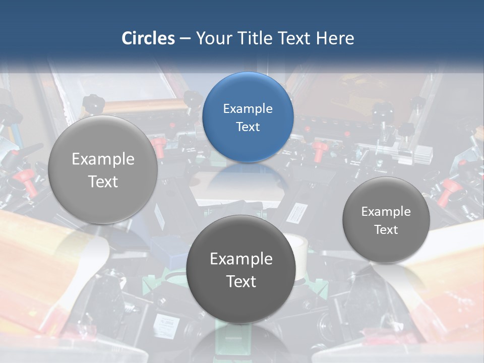 A Group Of Cameras Sitting On Top Of A Table PowerPoint Template