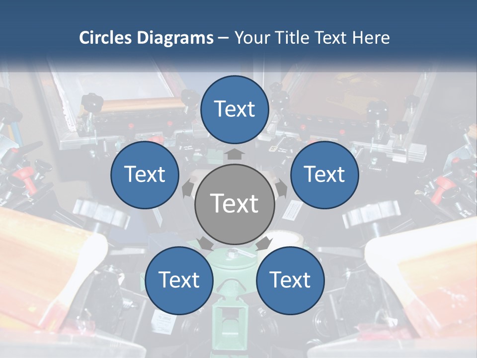 A Group Of Cameras Sitting On Top Of A Table PowerPoint Template