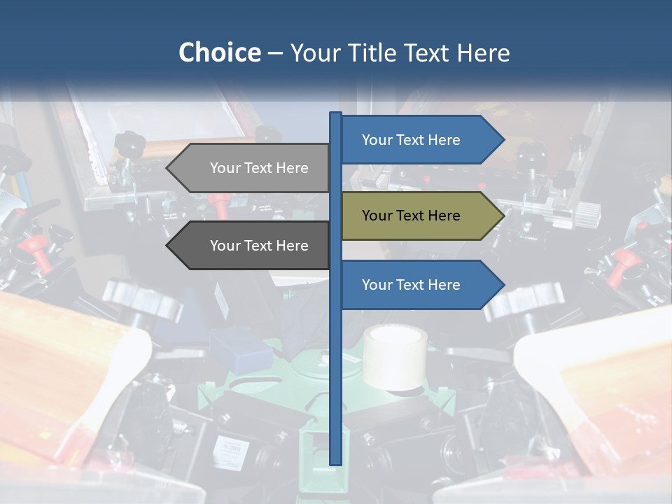 A Group Of Cameras Sitting On Top Of A Table PowerPoint Template