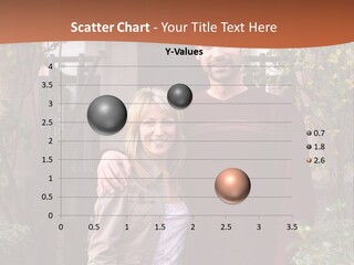 A Man And Woman Standing In Front Of A House PowerPoint Template