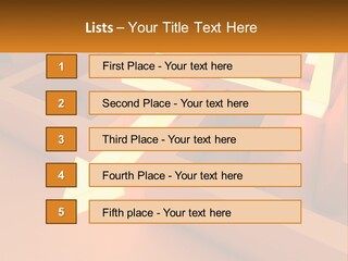 A Maze With An Arrow Going Through It PowerPoint Template