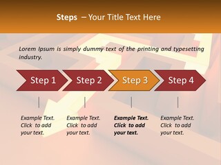 A Maze With An Arrow Going Through It PowerPoint Template