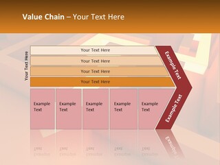 A Maze With An Arrow Going Through It PowerPoint Template