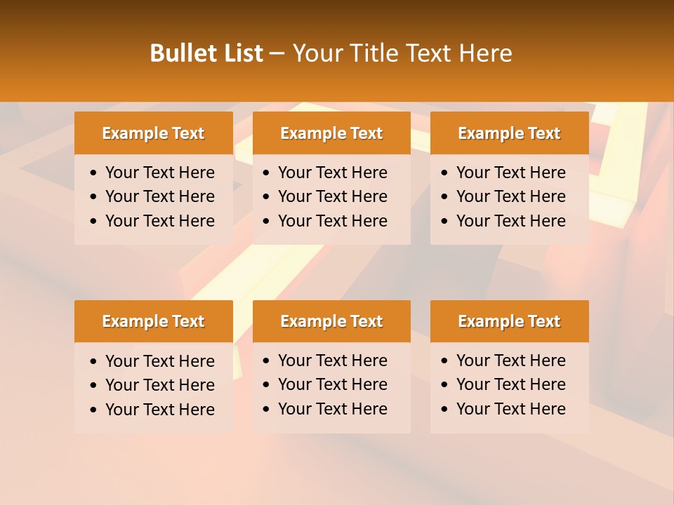 A Maze With An Arrow Going Through It PowerPoint Template