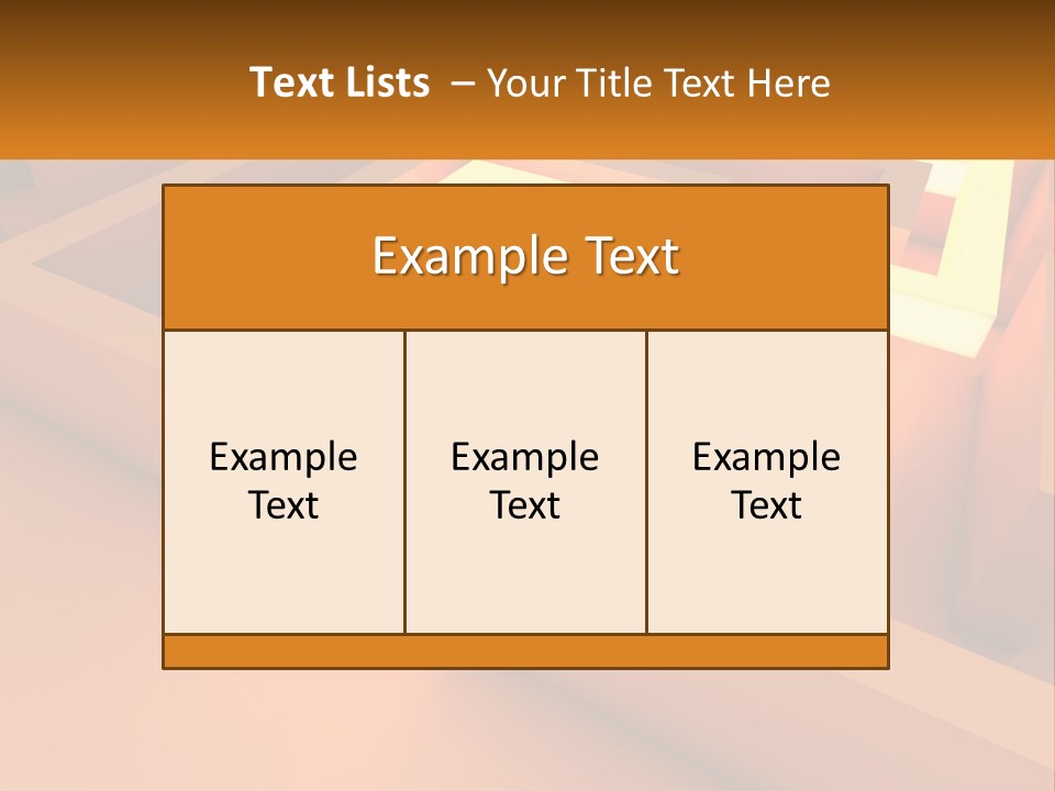 A Maze With An Arrow Going Through It PowerPoint Template