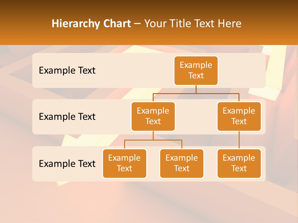 A Maze With An Arrow Going Through It PowerPoint Template