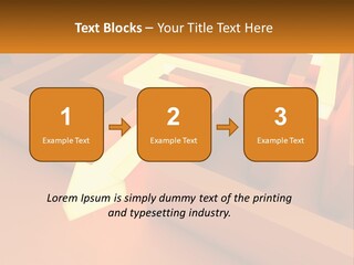 A Maze With An Arrow Going Through It PowerPoint Template
