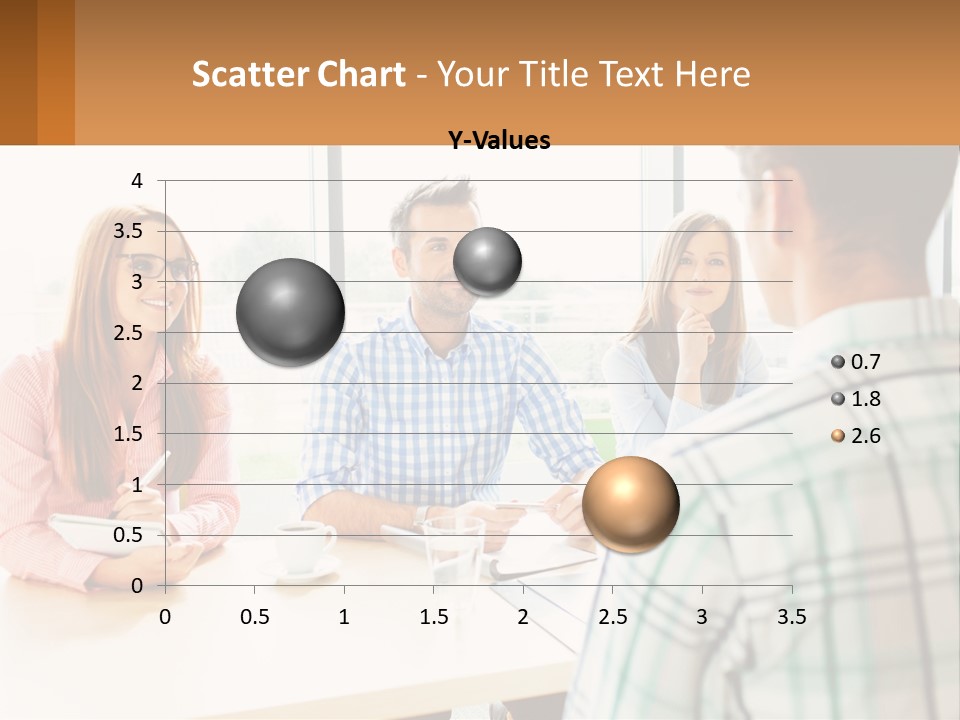 A Group Of People Sitting Around A Table PowerPoint Template