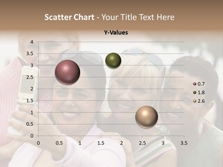 A Group Of Women Taking A Picture With A Cell Phone PowerPoint Template