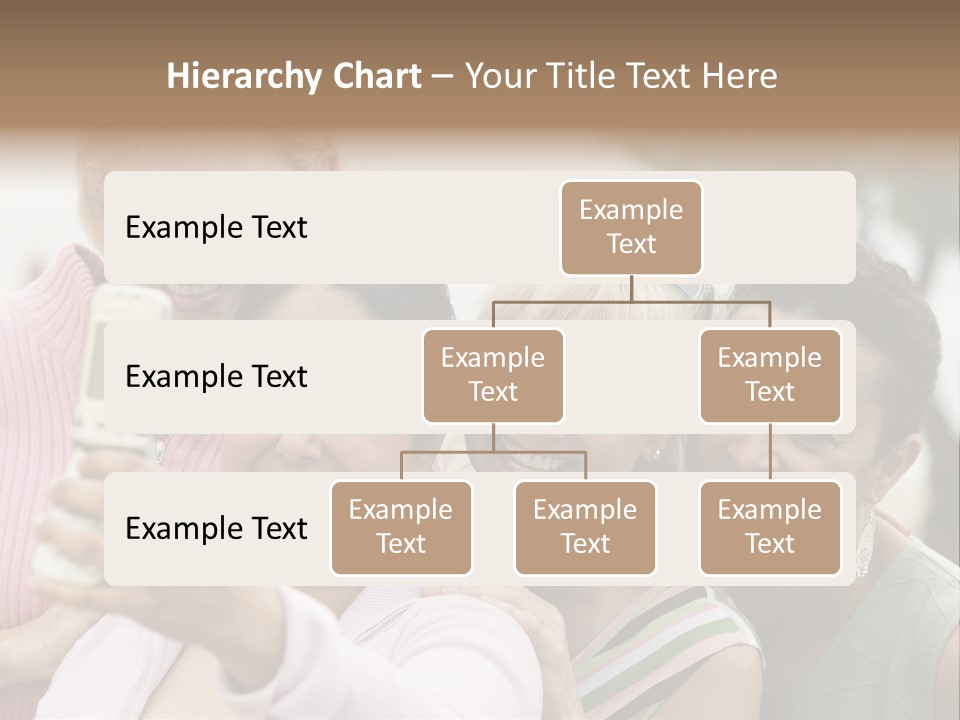 A Group Of Women Taking A Picture With A Cell Phone PowerPoint Template