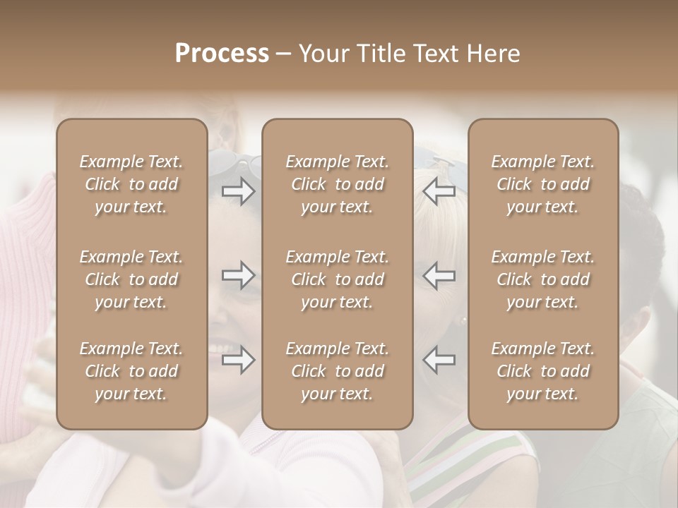 A Group Of Women Taking A Picture With A Cell Phone PowerPoint Template