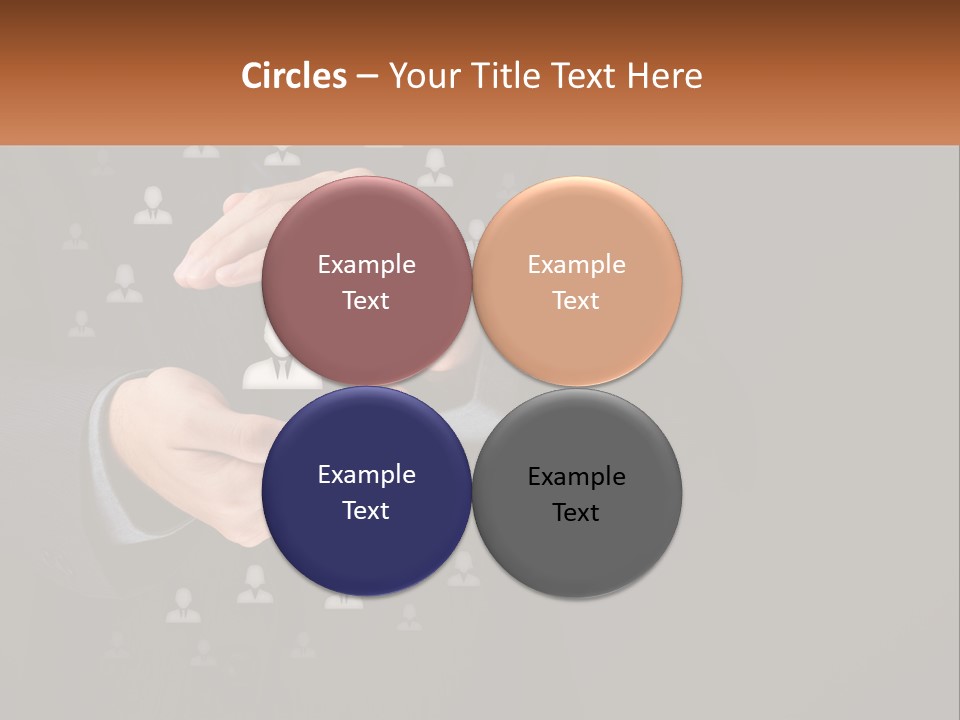 A Man In A Suit Holding A Small White Piece Of Paper PowerPoint Template