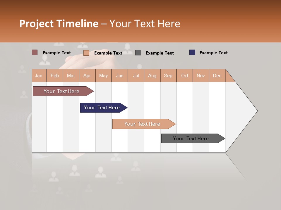 A Man In A Suit Holding A Small White Piece Of Paper PowerPoint Template