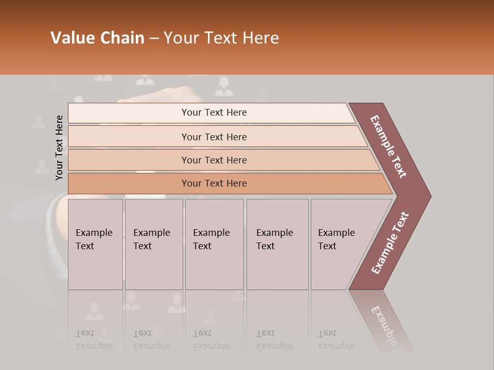 A Man In A Suit Holding A Small White Piece Of Paper PowerPoint Template