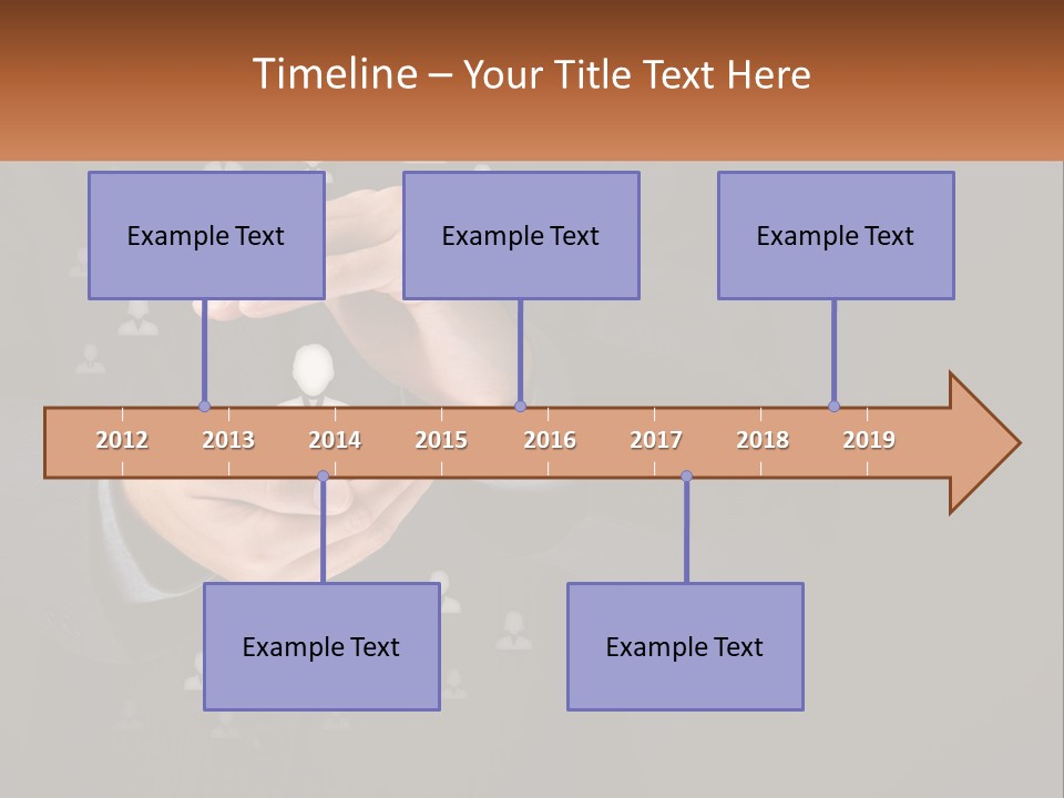A Man In A Suit Holding A Small White Piece Of Paper PowerPoint Template