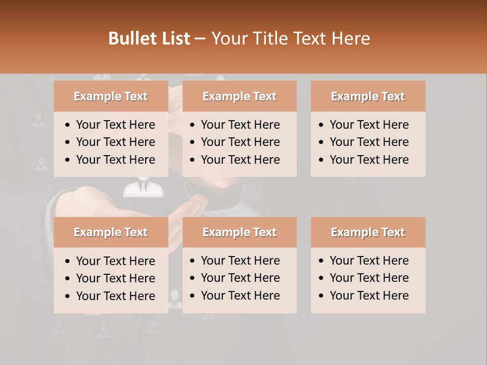 A Man In A Suit Holding A Small White Piece Of Paper PowerPoint Template