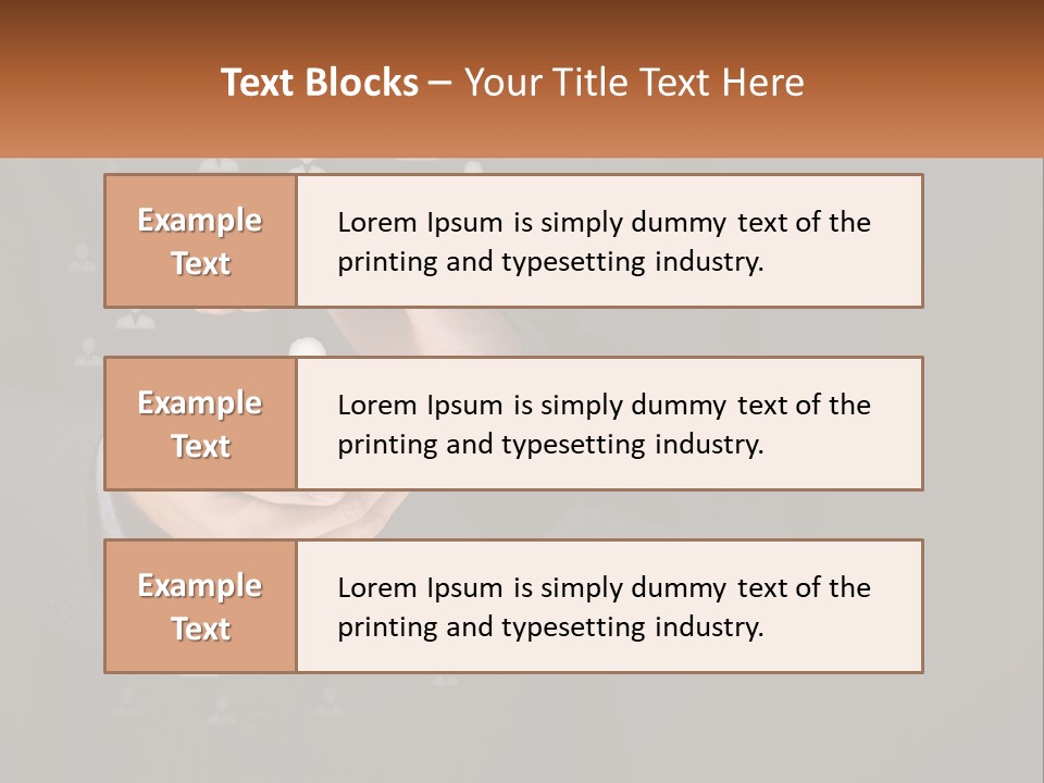 A Man In A Suit Holding A Small White Piece Of Paper PowerPoint Template