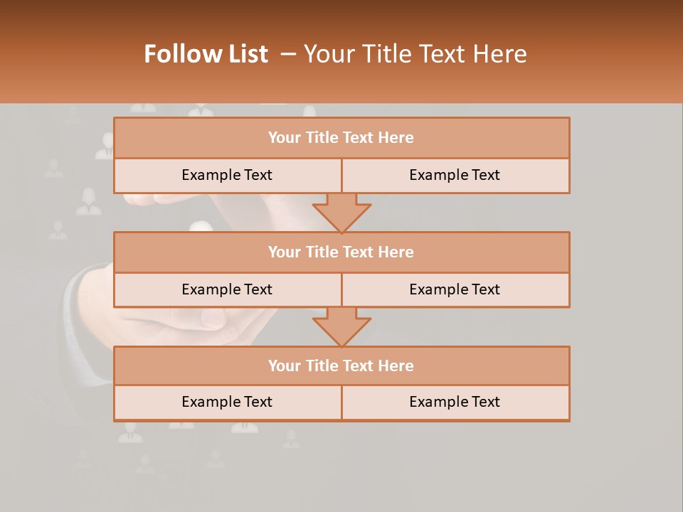 A Man In A Suit Holding A Small White Piece Of Paper PowerPoint Template