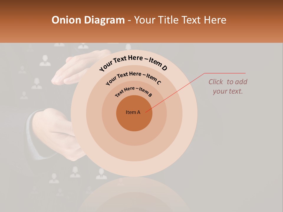 A Man In A Suit Holding A Small White Piece Of Paper PowerPoint Template