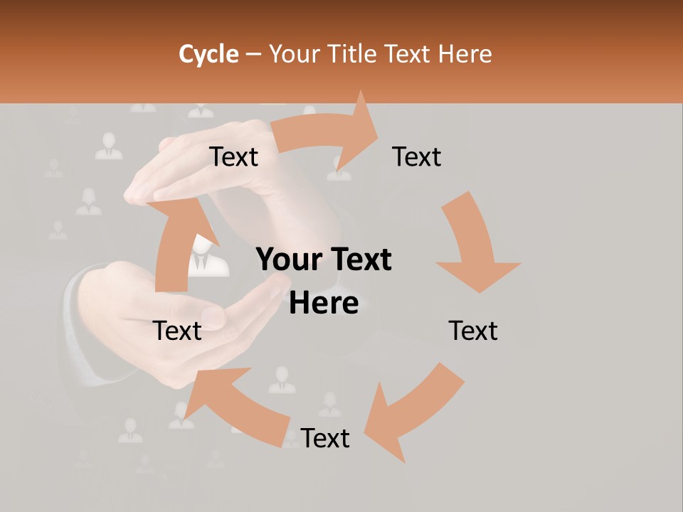 A Man In A Suit Holding A Small White Piece Of Paper PowerPoint Template