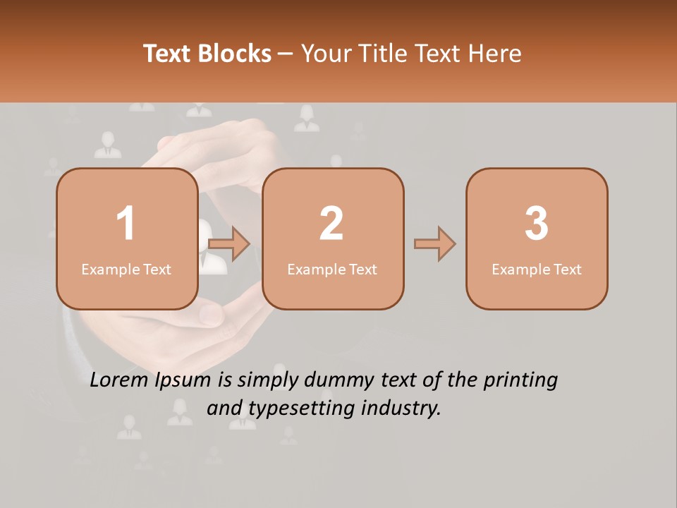A Man In A Suit Holding A Small White Piece Of Paper PowerPoint Template