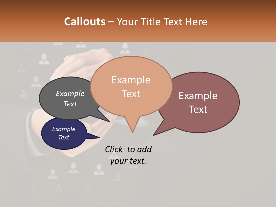 A Man In A Suit Holding A Small White Piece Of Paper PowerPoint Template